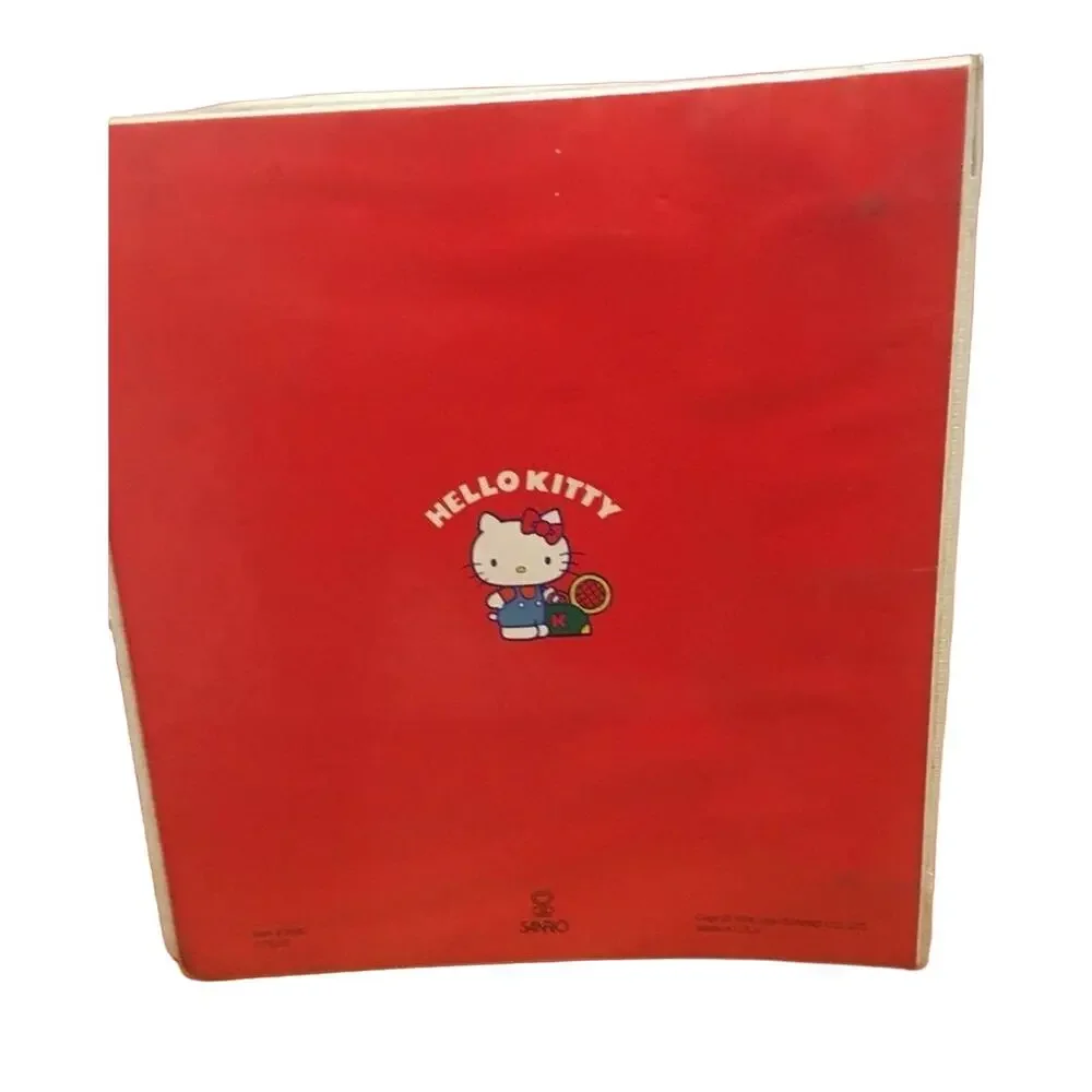 VINTAGE 1976 -1981 Collectable Hello‎ Kitty Binder